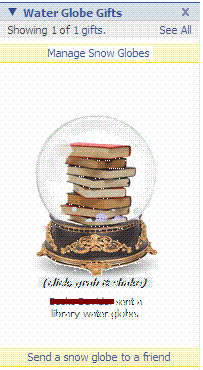 Waterglobe gift